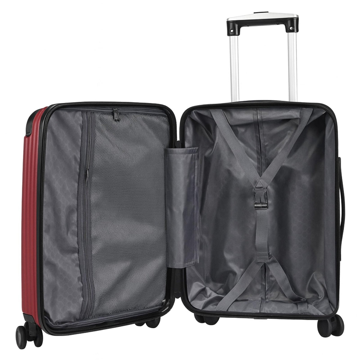 World Traveler Dejuno Cornwall 3 - Piece Lightweight Hardside Spinner Luggage Set - Navy