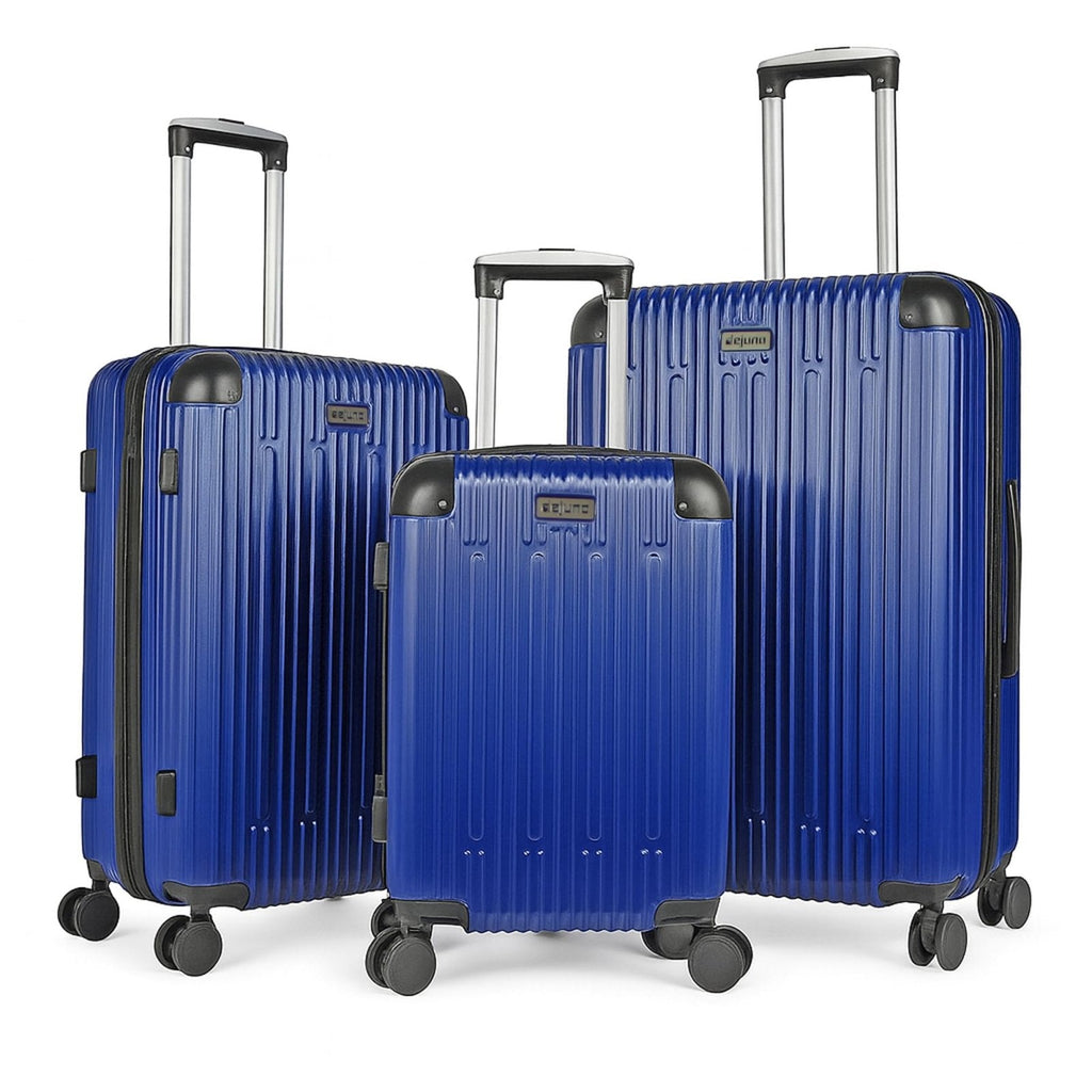 World Traveler Dejuno Cornwall 3-Piece Lightweight Hardside Spinner Luggage Set - Navy