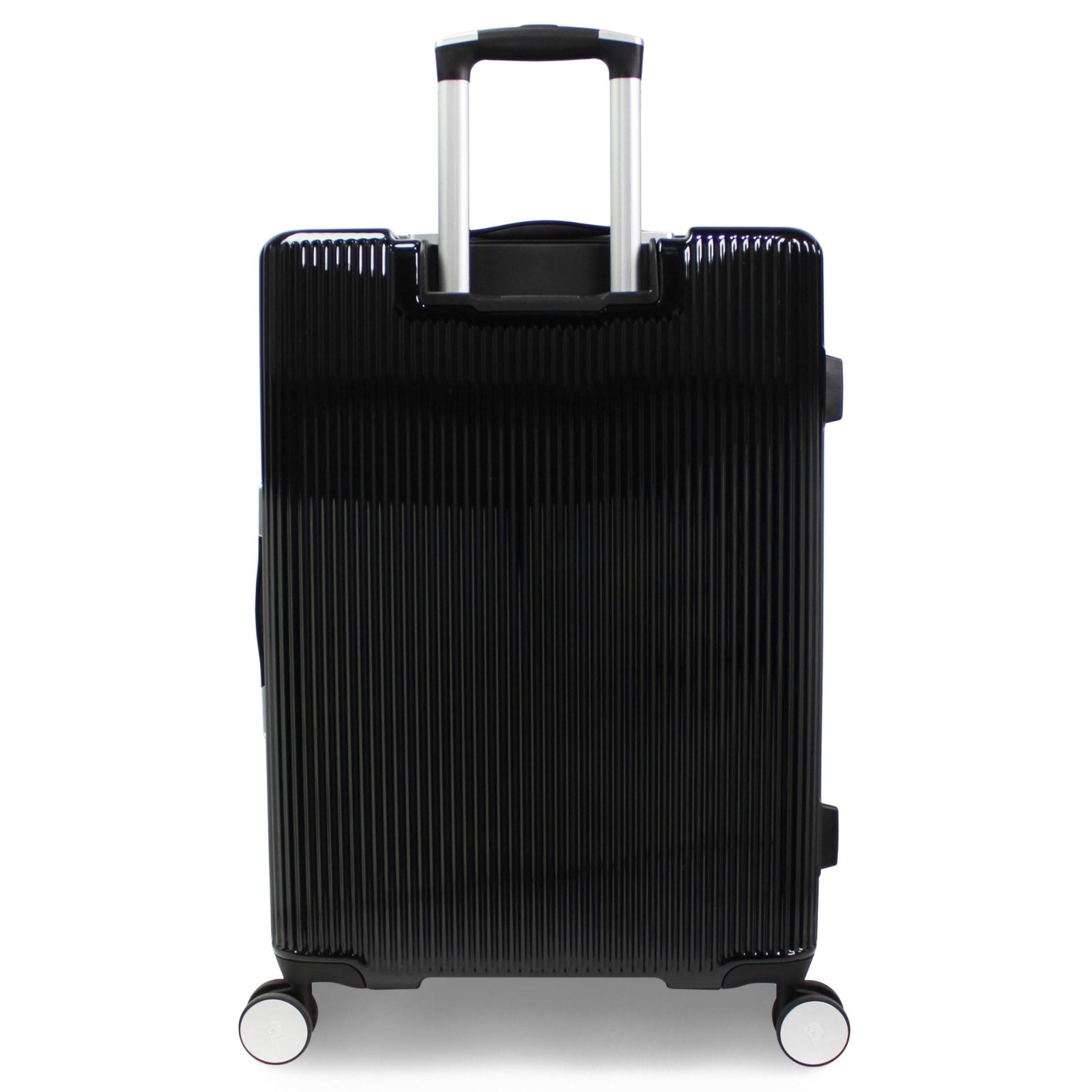 World Traveler Dejuno Monarch 26 - Inch Lightweight Hardside Polycarbonate Expandable Spinner Luggage with TSA Lock - Black
