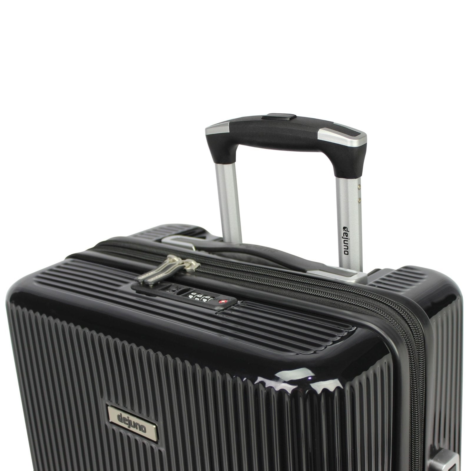 World Traveler Dejuno Monarch 26 - Inch Lightweight Hardside Polycarbonate Expandable Spinner Luggage with TSA Lock - Black