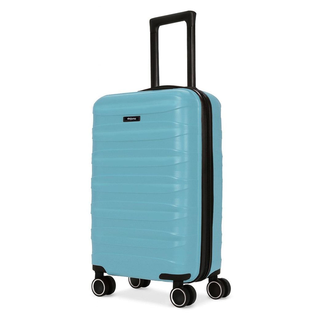 World Traveler Dejuno Motley 20-Inch Carry-On Lightweight Hardside Expandable Spinner Luggage - Blue