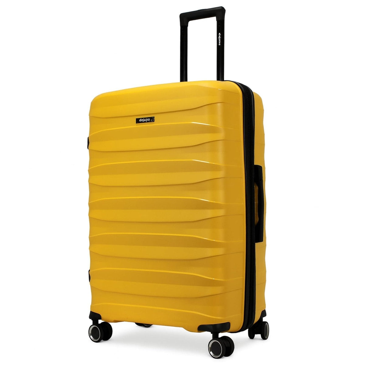 World Traveler Dejuno Motley 28-Inch Lightweight Hardside Expandable Spinner Luggage - Yellow