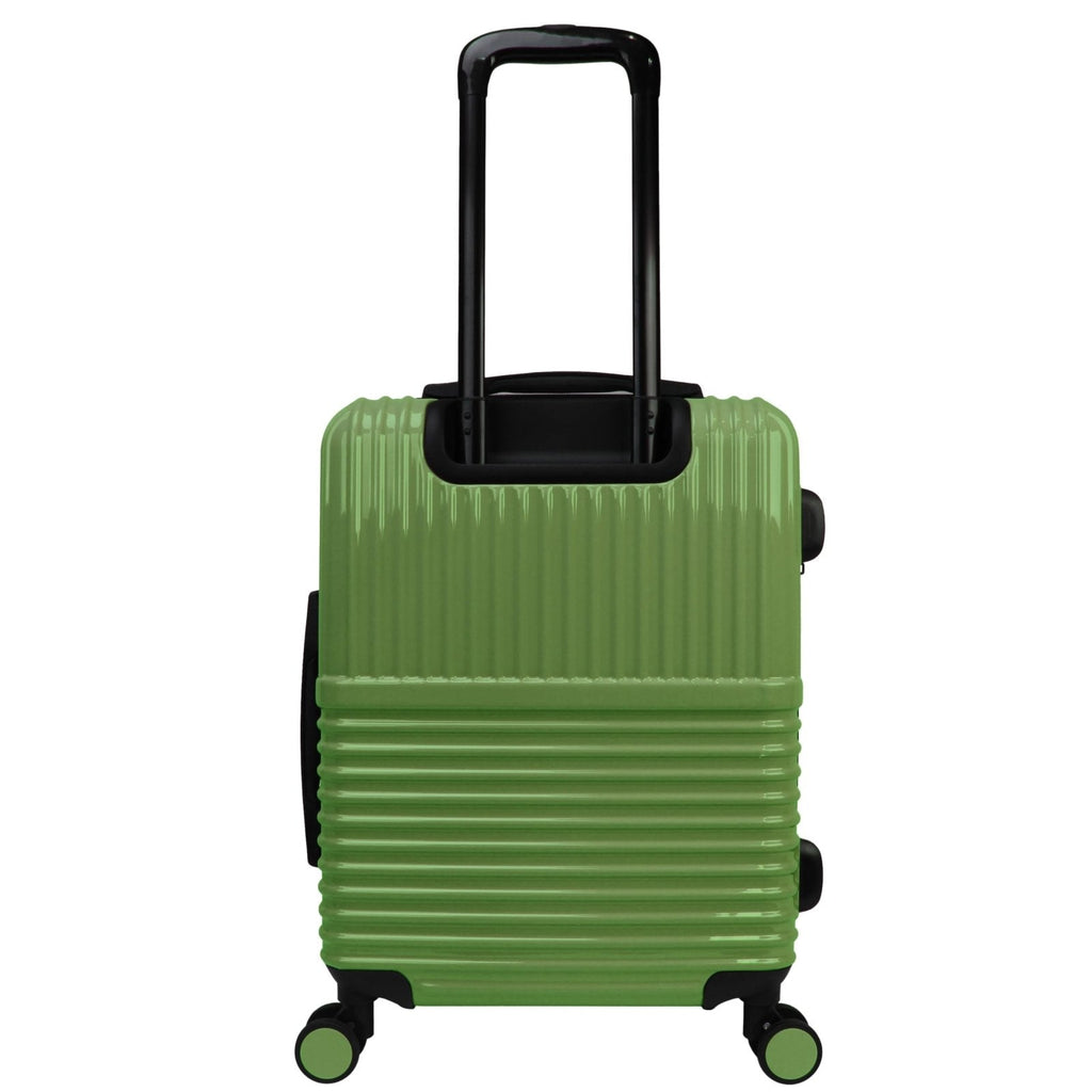 World Traveler Dejuno Tonal 20 - Inch Carry - On Polycarbonate Lightweight Hardside Expandable Spinner Luggage Suitcase with TSA Lock - Matcha