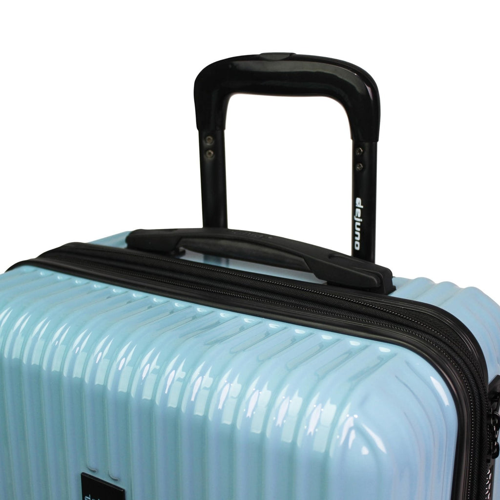 World Traveler Dejuno Tonal 28 - Inch Polycarbonate Lightweight Hardside Expandable Spinner Luggage Suitcase with TSA Lock - Glacier