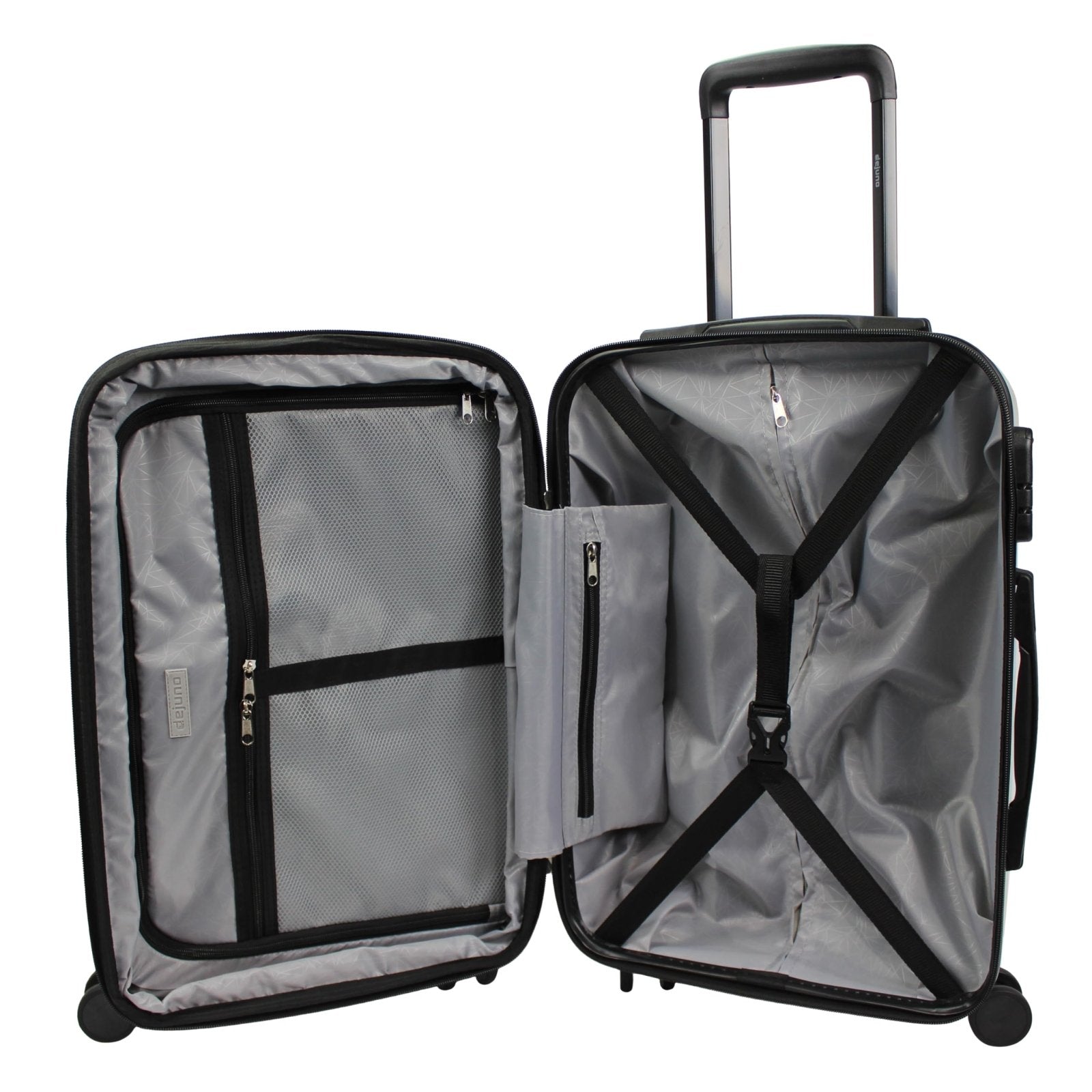 World Traveler Dejuno Wave Marble 3 - Piece Expandable Spinner Luggage Set