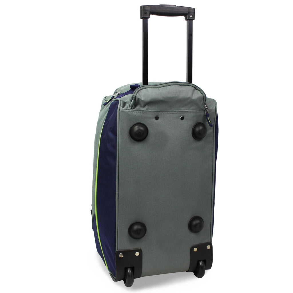 World Traveler Hipack 20 - Inch Carry - On Sports Rolling Duffel Bag - Grey Navy