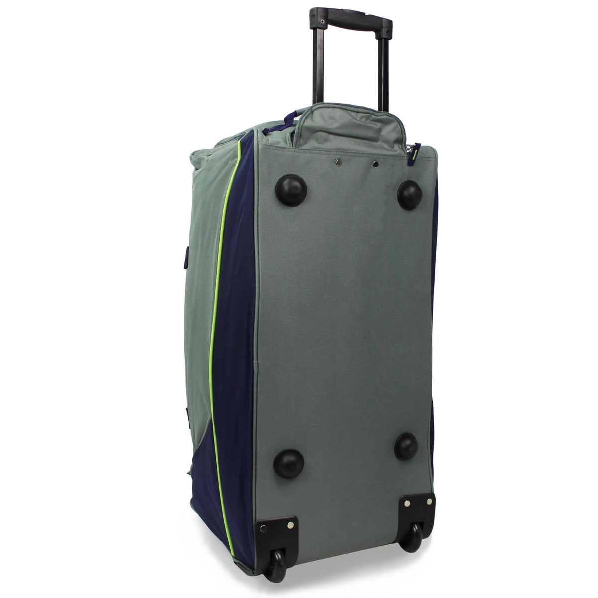 World Traveler Hipack Lightweight 28 - Inch Rolling Duffel Bag with Shoe Pocket, Grey Navy, 28 inch