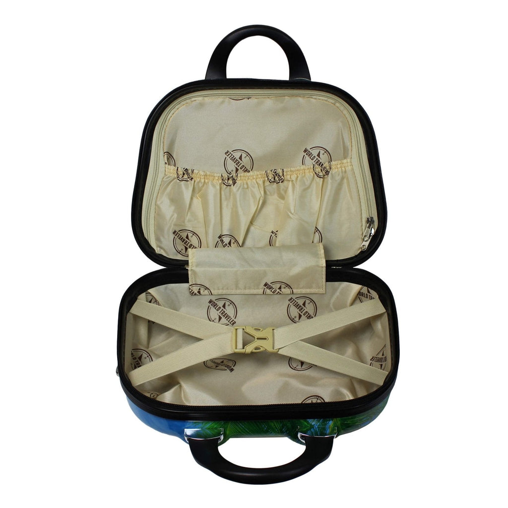 World Traveler Palm Tree Hardside 2 - Piece Carry - On Spinner Luggage Set