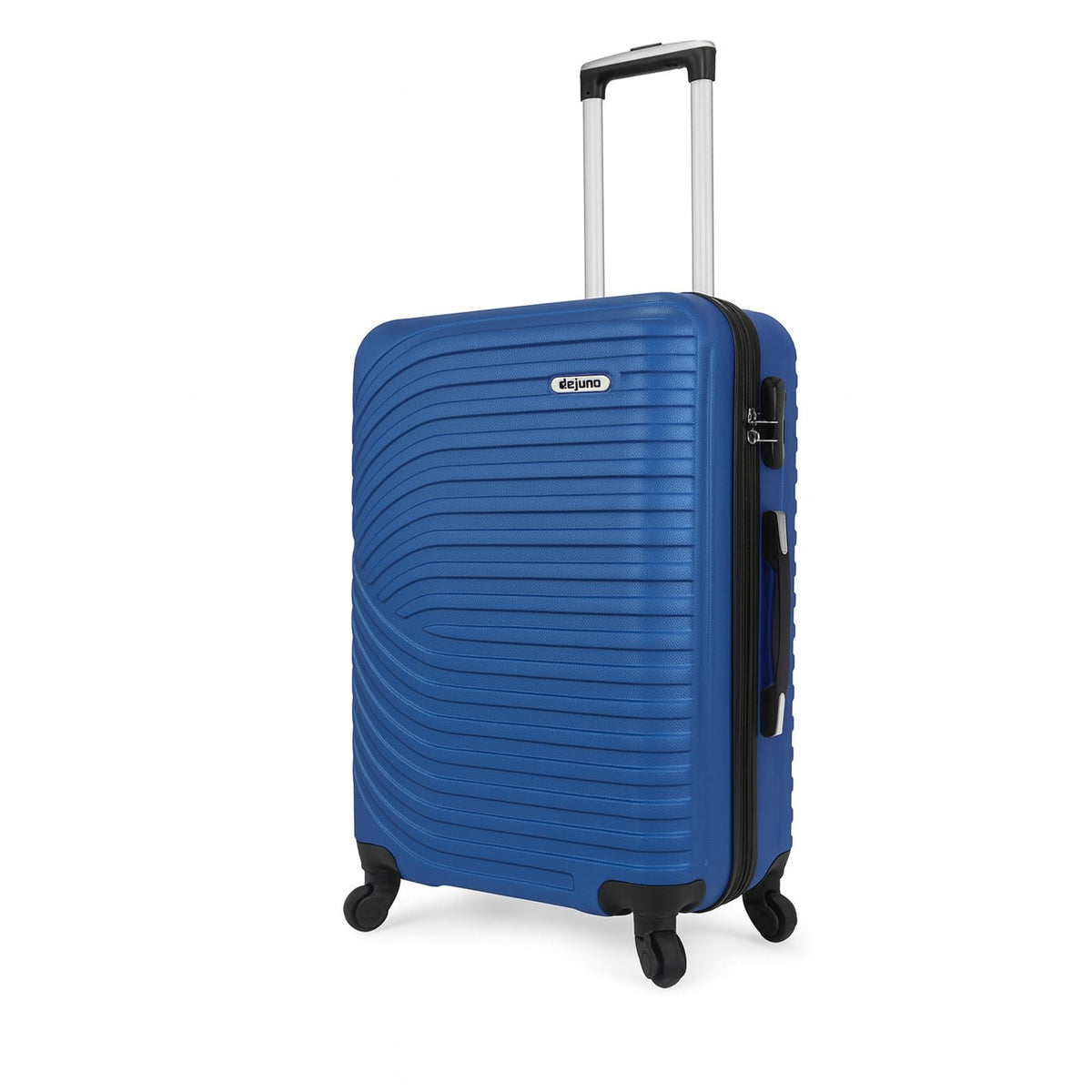 World Traveler VentureX Medium Checked Luggage, Hardshell Suitcase With Spinner Wheels - Dejuno Blue