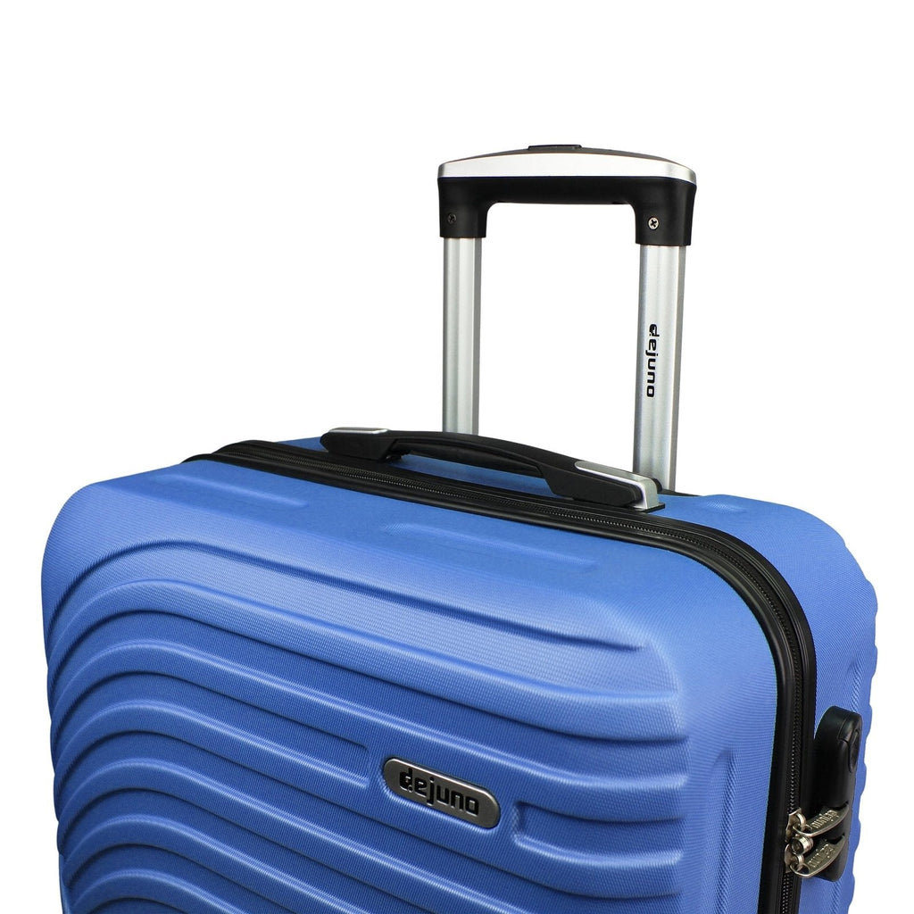 World Traveler VentureX Medium Checked Luggage, Hardshell Suitcase With Spinner Wheels - Dejuno Blue