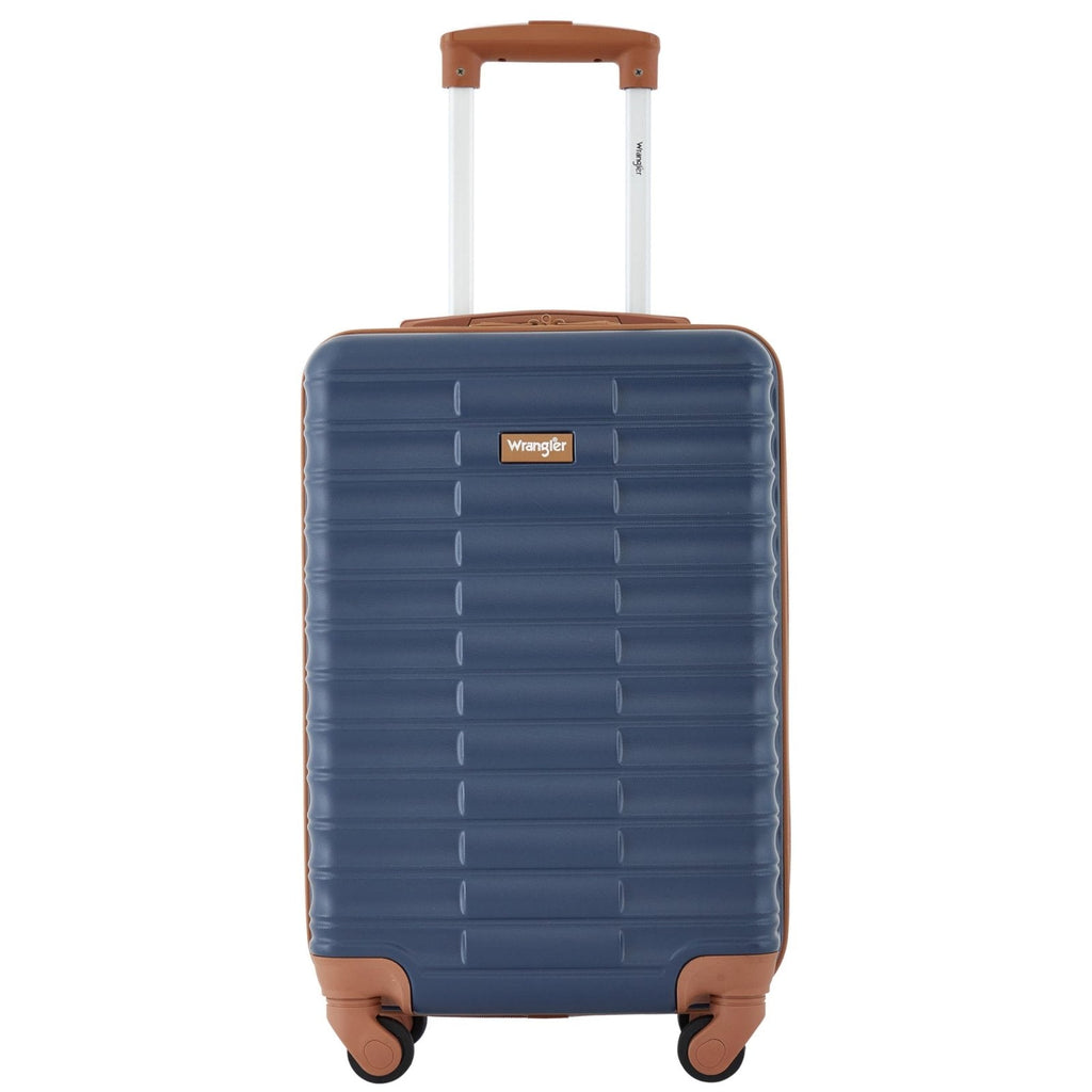 Wrangler 22" Outrider Hardside Carry-On Luggage, Vintage Indigo
