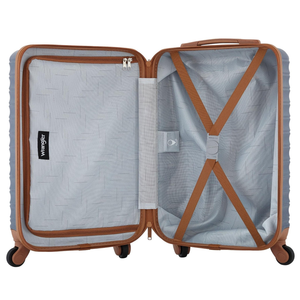 Wrangler 22" Outrider Hardside Carry - On Luggage, Vintage Indigo
