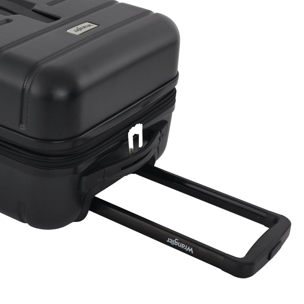 Wrangler Tall Trunk Luggage 4 Piece Set, Black