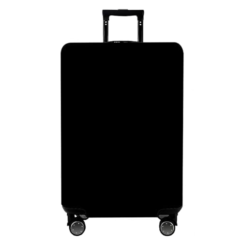WUJIAONIAO Travel Luggage Cover Baggage Suitcase Cover Protector Skins 18-32 Inch (Pure Black, XL (for 29-32 inch luggage))