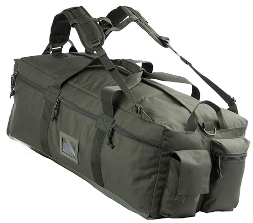 XMILPAX Large Military Duffle Bag Tactical Gear Load Out Bag Deployment Cargo Bag Travel Sports Equipment Duffel Luggage Bag with Backpack Straps 90L
