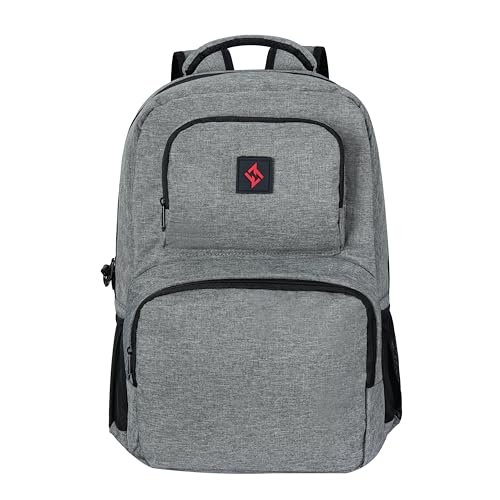 zazzy Smell Proof Backpack with Lock Carbon Fiber Backpack with Combination Lock Odor Proof Bags Travel Backpack for Men & Women